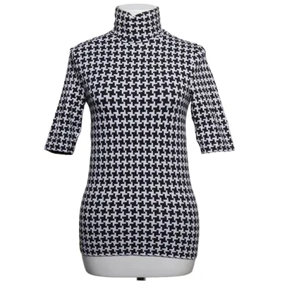 Pul à col roulé (Noir, Blanc) de Wolford Élasthane, Polyamide
