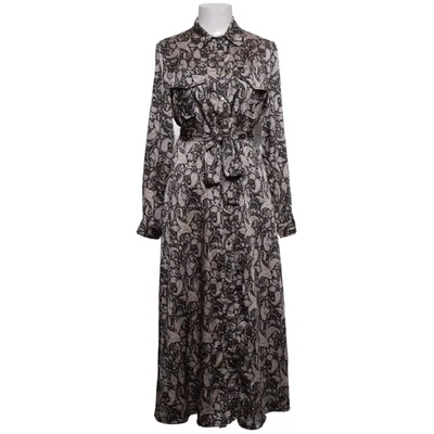 Shirt dress (Black, Beige) from Retro & Icone Polyester