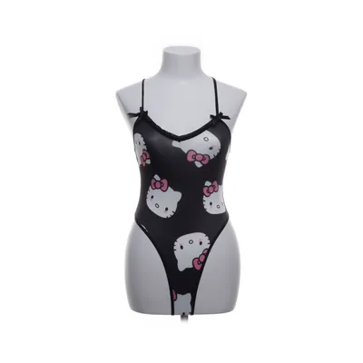 Lingerie body (hello kitty, rock, emo, sexy, goth, y2k, tiktok, metal, ) Elastane, Polyester