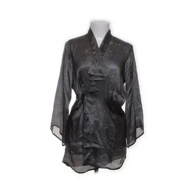 Morgonrock (Grå, Blå, Flerfärgad) från Tone Barker Silk Silke