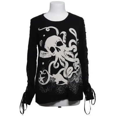 Sweater (Black, White) from Banned Nylon, Viscose