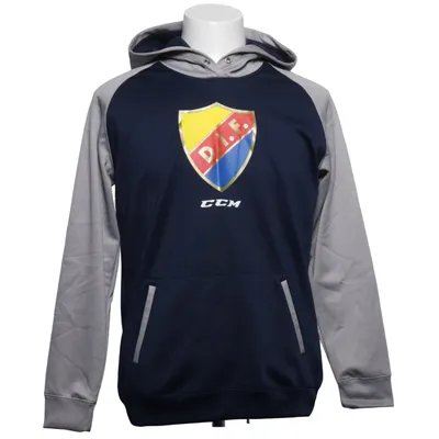 Sweat à capuche (Bleu, Gris) de CCM Élasthane, Polyester