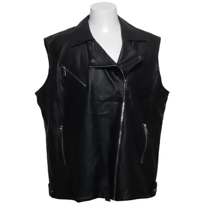 Bikerväst (Svart) från M&S Polyester, Polyuretan, Viskos