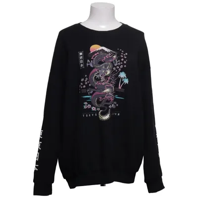 Sweatshirt (Black, Multicolored) from Even & Odd Cotton
