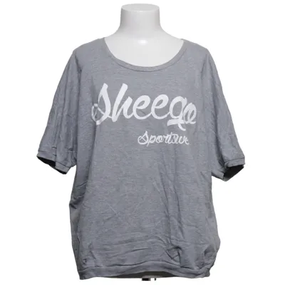 T-shirt (Gris) de Sheego Casual Coton, Polyester