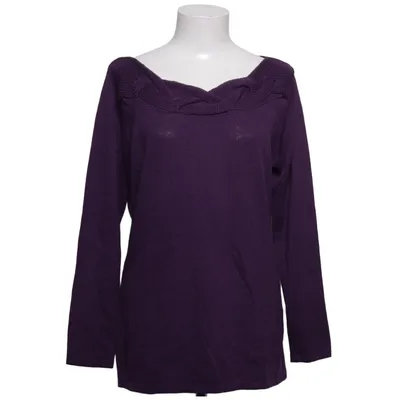 Pull-over (Violet) de Ashley Brooke Cachemire, Laine de mouton, Polyamide, Viscose