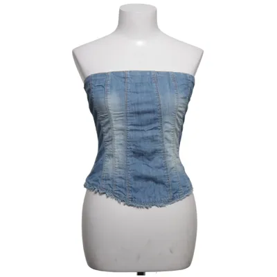 Tube top (Blue) from Denim Life by Pimkie Cotton