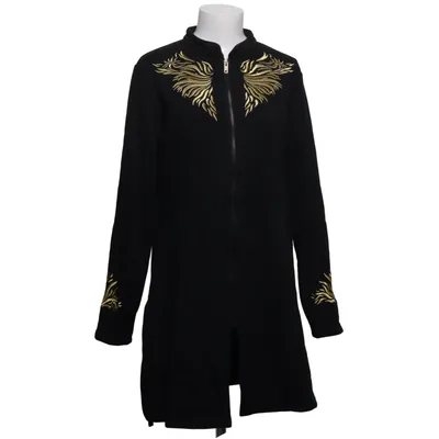 Cardigan (Black, Gold) from Netflix Cotton, Polyester