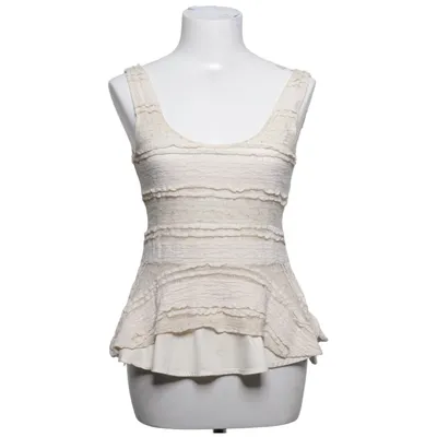 Top (Beige) from Ganni Cotton, Elastane, Polyamide, Polyester