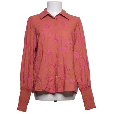 Bluse (Brun, Pink) fra YAS Økologisk bomuld