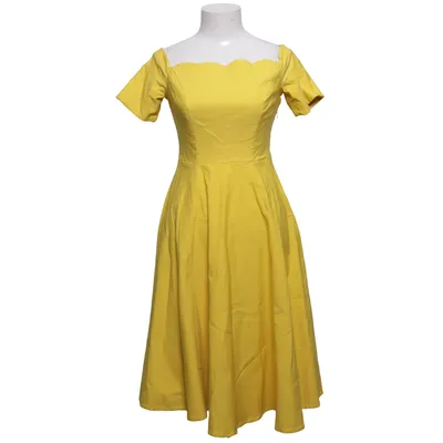 Robe (Jaune) de Belle Poque Élasthane, Polyamide, Viscose