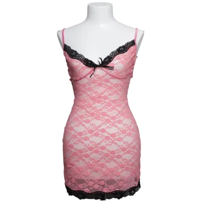 Negligé (Roze) Katoen, Elastaan, Polyester