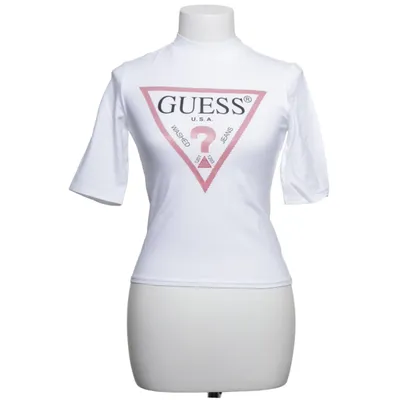 T-shirt (White) from Guess Cotton, Elastane