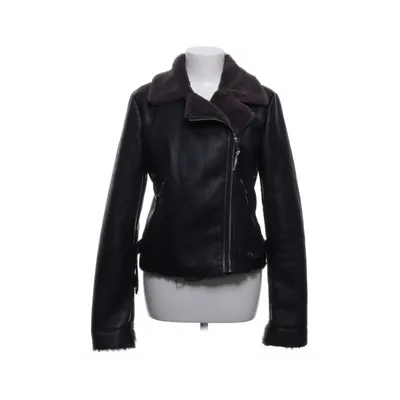 Shearlingjacka (Svart, Brun) från Mango Casual Polyester, Polyuretan