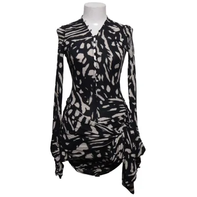 Robe portefeuille (Noir, Beige) de Rat & Boa Viscose