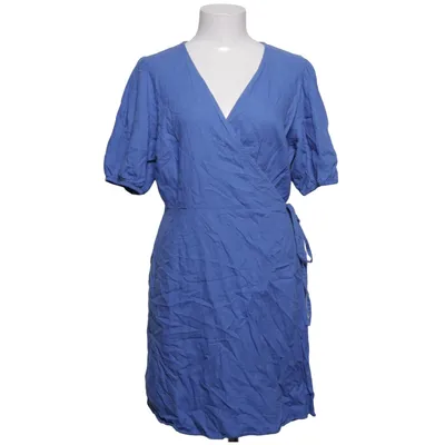 Wrap dress (Blue) from George Linen, Viscose