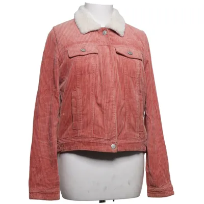 Lined denim jacket (Pink, White) from Collection Pimkie Cotton, Polyester