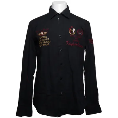 Shirt (Black) from Kayhan Cotton, Elastane