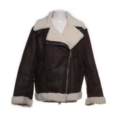 Shearlingjacka (Brun, Vit) från H&M Polyester