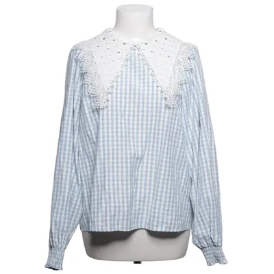 Blus (Blå, Vit) från Moves Bomull, Polyester