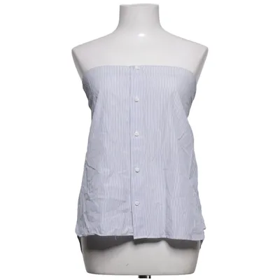 Top (Blue, White) from Thomas Mason Cotton