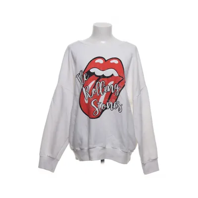 Collegetröja (Vit, Röd, Svart) från The Rolling Stones Bomull, Polyester