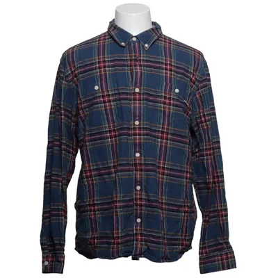 Flanellen overhemd (Blauw, Rood, Groen) van Pretty Green Katoen