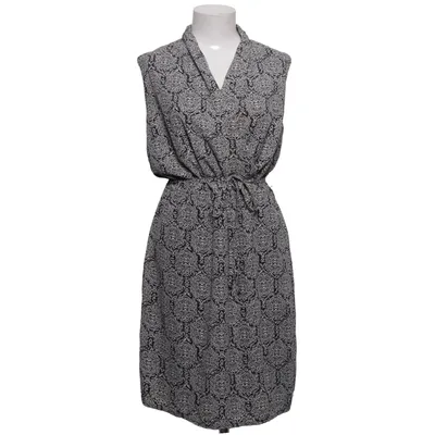 Robe (Noir, Beige) de 1982 Polyester