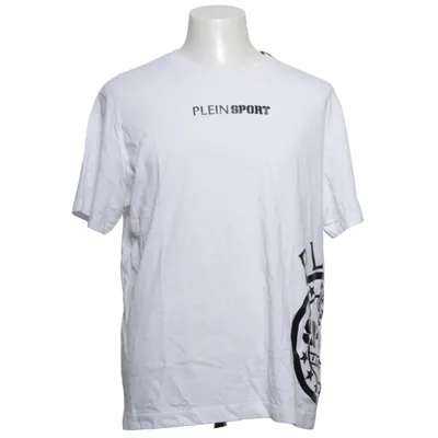 T-shirt (Wit, Zwart) van Plein Sport Katoen