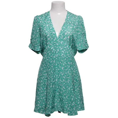 Robe (Vert, Blanc) de Réalisation Soie