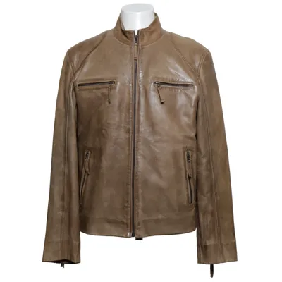 Leather jacket (Beige) from Rock'n Blue