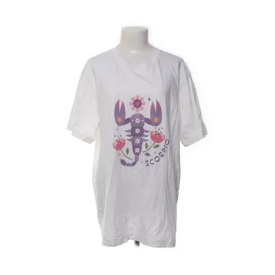 T-shirt (White, Multicolored) from Uniqlo Cotton
