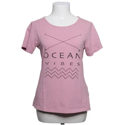 T-shirt (Roze) van Tribute Katoen, Elastaan