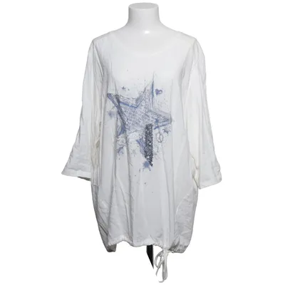 Top (Hvid, Flerfarvet) fra Gina Laura Bomuld, Viscose