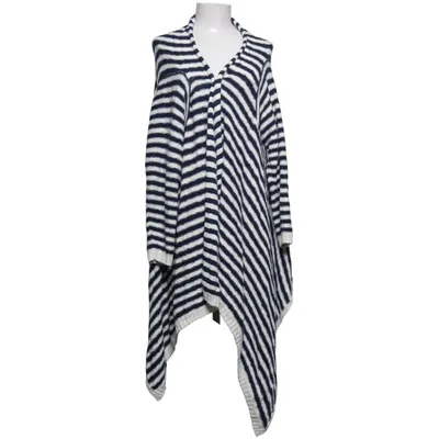 Cardigan (Blauw, Wit) van Thea Katoen