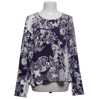Sweater (Blue, White) from Punt Roma Elastane, Polyamide, Viscose