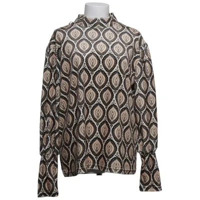 Blouse (Beige, Zwart) van Pescara Elastaan, Polyester