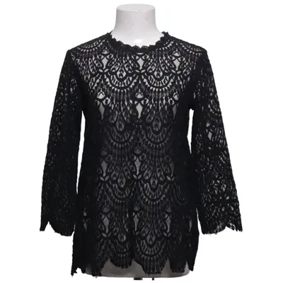Top (Zwart) van Zara Collection Basic Katoen, Polyamide