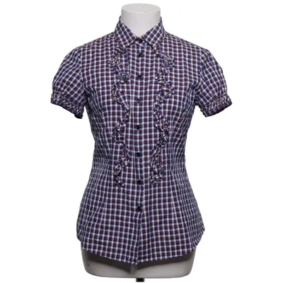 Korte mouwen shirt (Blauw, Rood, Wit) van Van Laack Katoen