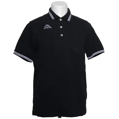 Pikétröja (Svart, Vit) från Kappa Bomull