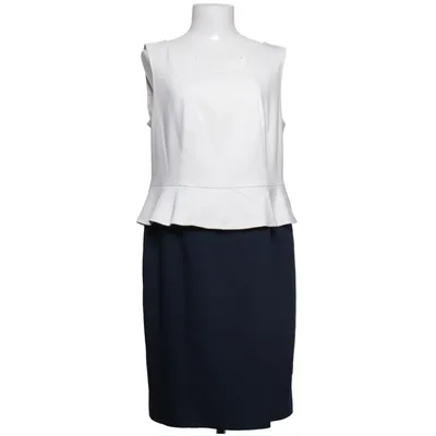 Dress (White, Blue) from Jake*s Collection Cotton, Elastane, Polyester