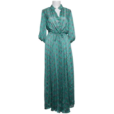 Maxi dress (Green, Multicolored) from Goa Polyester, Viscose