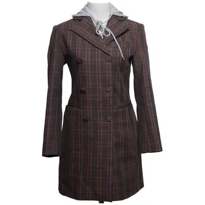 Coat (Brown, Gray, Orange) from Stylenanda Cotton, Polyester
