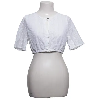Dirndlblus (Vit) från Country Line Bomull, Elastan, Polyamid, Polyester
