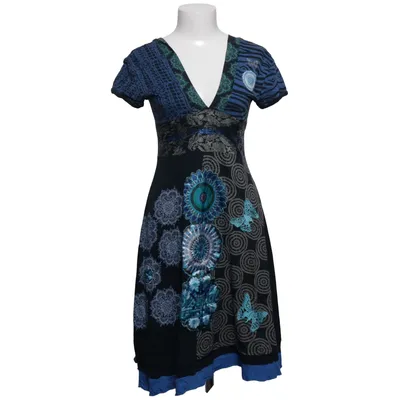 Jurk (Blauw, Zwart, Meerkleurig) van Desigual