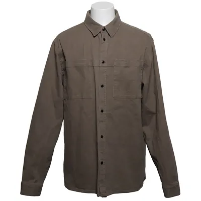 Overshirt (Bruin) van Anerkjendt Katoen, Elastaan