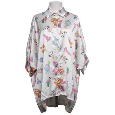 Blus (Vit, Flerfärgad) från Lipstick Silke