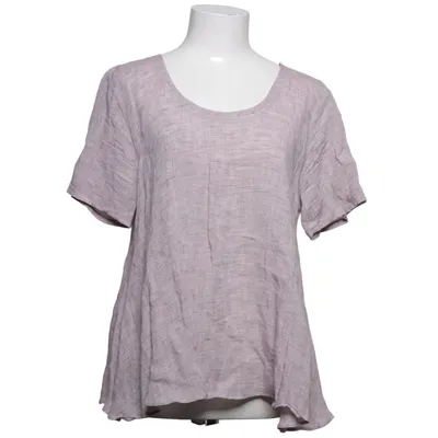 Blouse (Lila) van McVerdi Linnen
