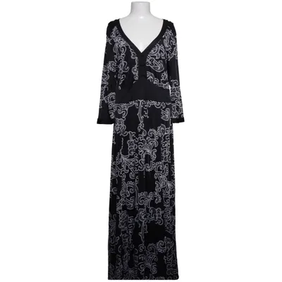 Robe longue (Noir, Blanc) de Evans Viscose