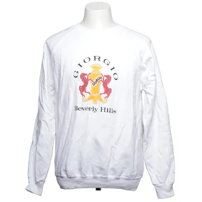 Sweatshirt (White, Multicolored) from Giorgio Beverly Hills Cotton, Polyester